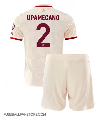Bayern Munich Dayot Upamecano #2 Replik 3rd trikot Kinder 2024-25 Kurzarm (+ Kurze Hosen)